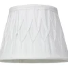 Veckad Lampskärm Ø20cm Vit