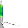 Vesuv Lavalampa 42cm LED Silver
