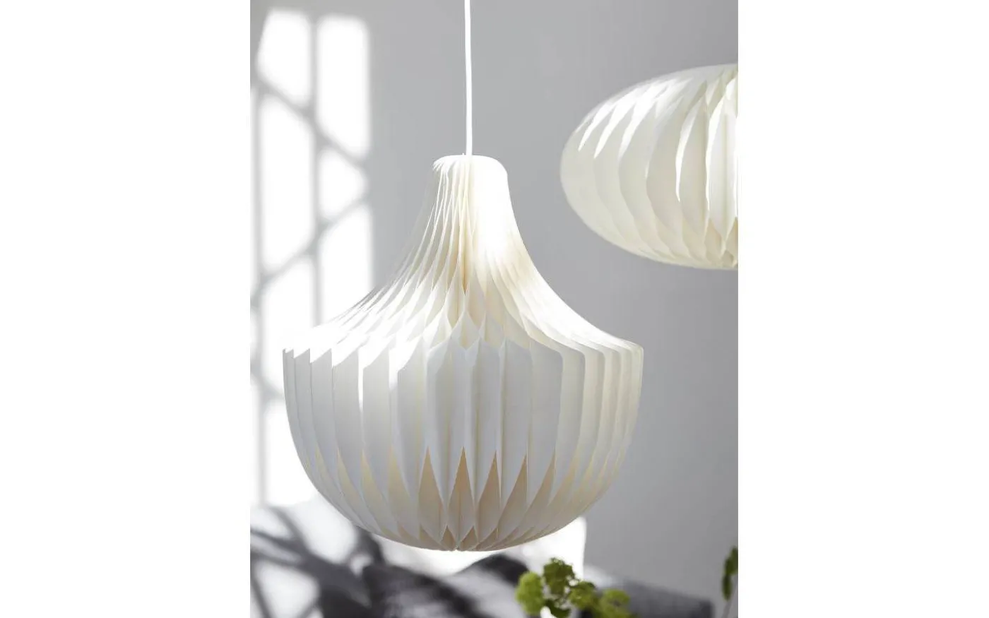 Vicky Takskärm 40cm Vit