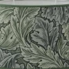 Victorian Leafs Lampskärm Oval 30cm Grön