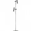 Viper Golvlampa 151cm Svart/Krom LED 2x3W 3000K