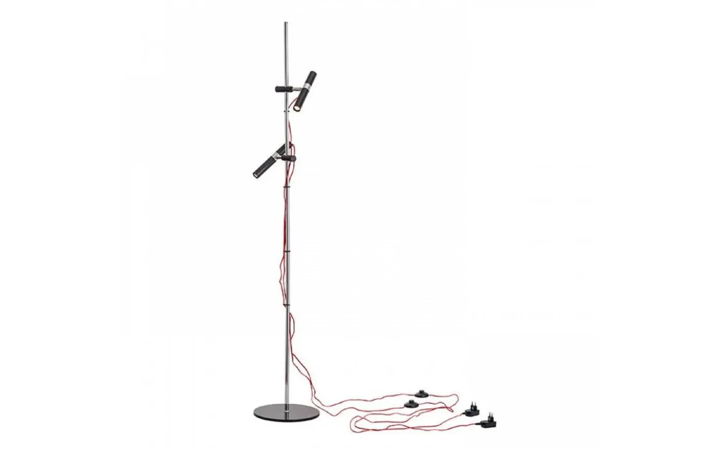 Viper Golvlampa 151cm Svart/Krom LED 2x3W 3000K