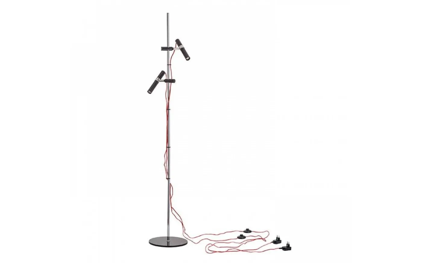 Viper Golvlampa 151cm Svart/Krom LED 2x3W 3000K