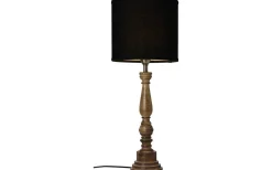 Virkes Lampfot 46cm Brun/Borstad Mässing