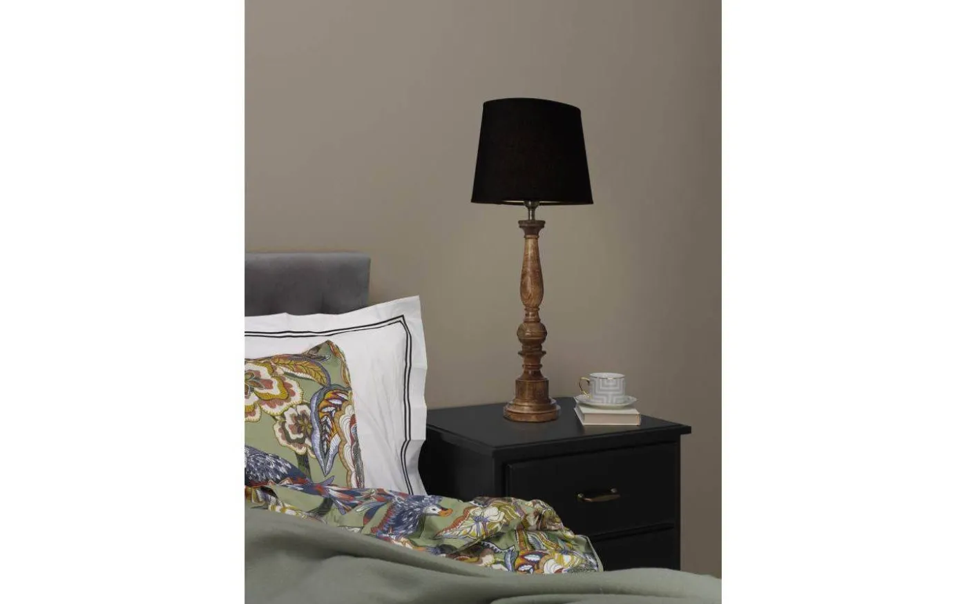 Virkes Lampfot 57cm Brun/Borstad Mässing