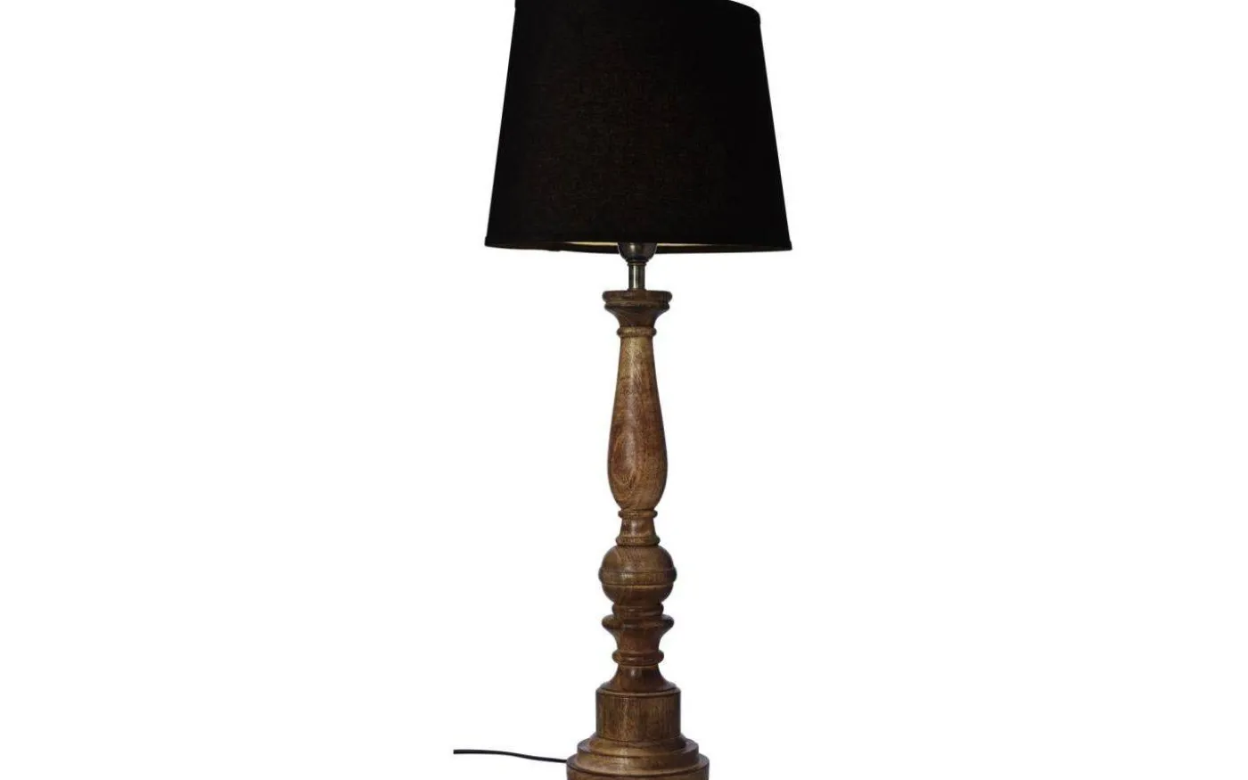 Virkes Lampfot 57cm Brun/Borstad Mässing