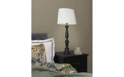 Virkes Lampfot 57cm Svart/Borstad Mässing
