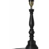 Virkes Lampfot 46cm Svart/Borstad Mässing