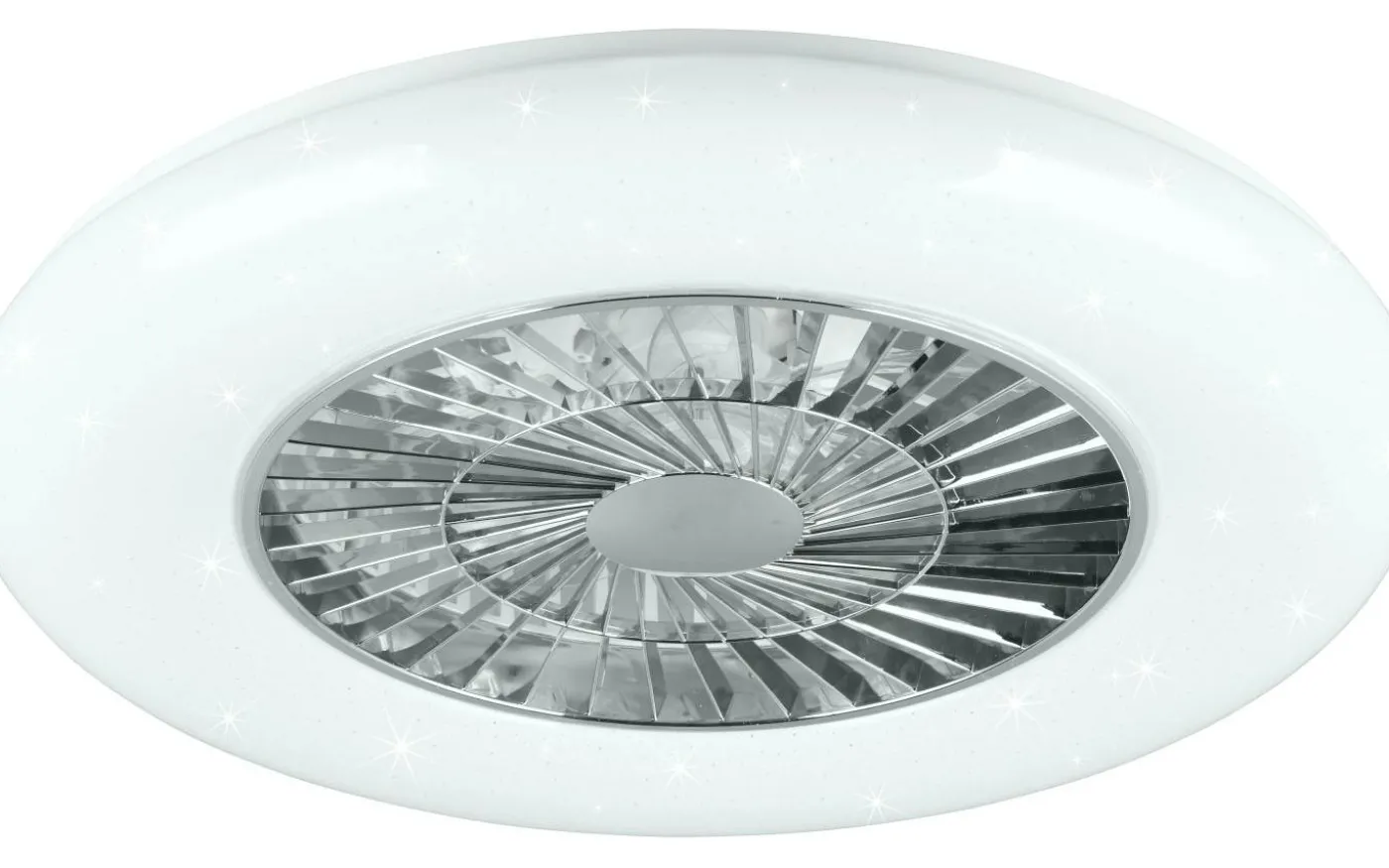 Visby Takfläkt 58cm LED vit stjärnljus