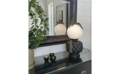 Viva La Diva Bordslampa 45cm Svart/Vit Matt