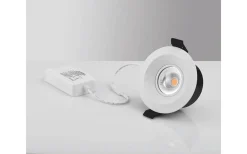 230V LED Spotlight 3000K 600lm 7W(50W), 10års Garanti