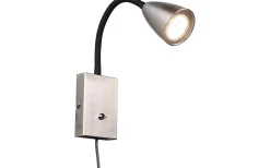 Wanda Vägglampa GU10 borstat stål