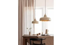 Wells Tak-/Fönsterlampa 24cm Beige/Guld