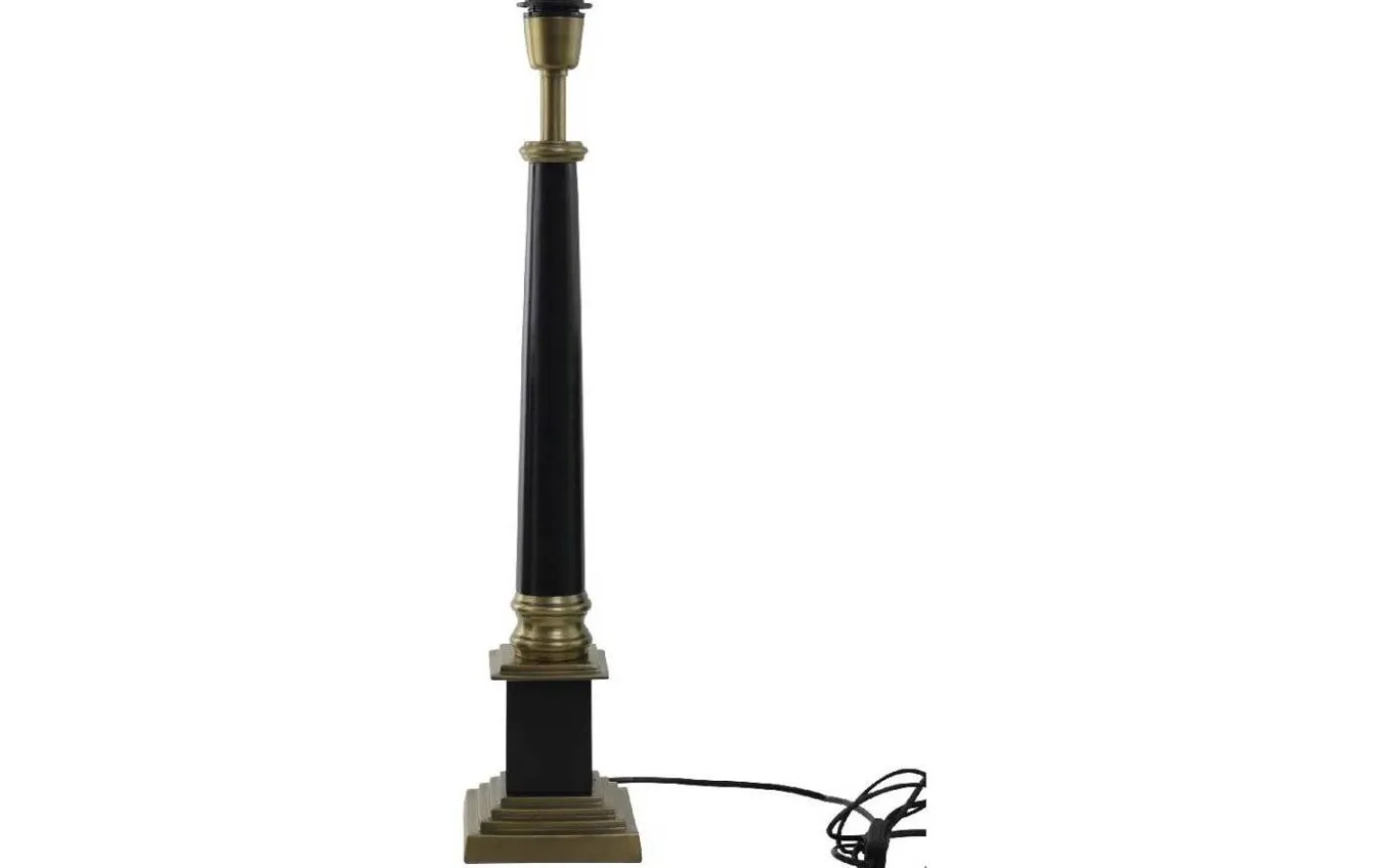 Wexford Grande Lampfot 65cm Svart/Antik Mässing