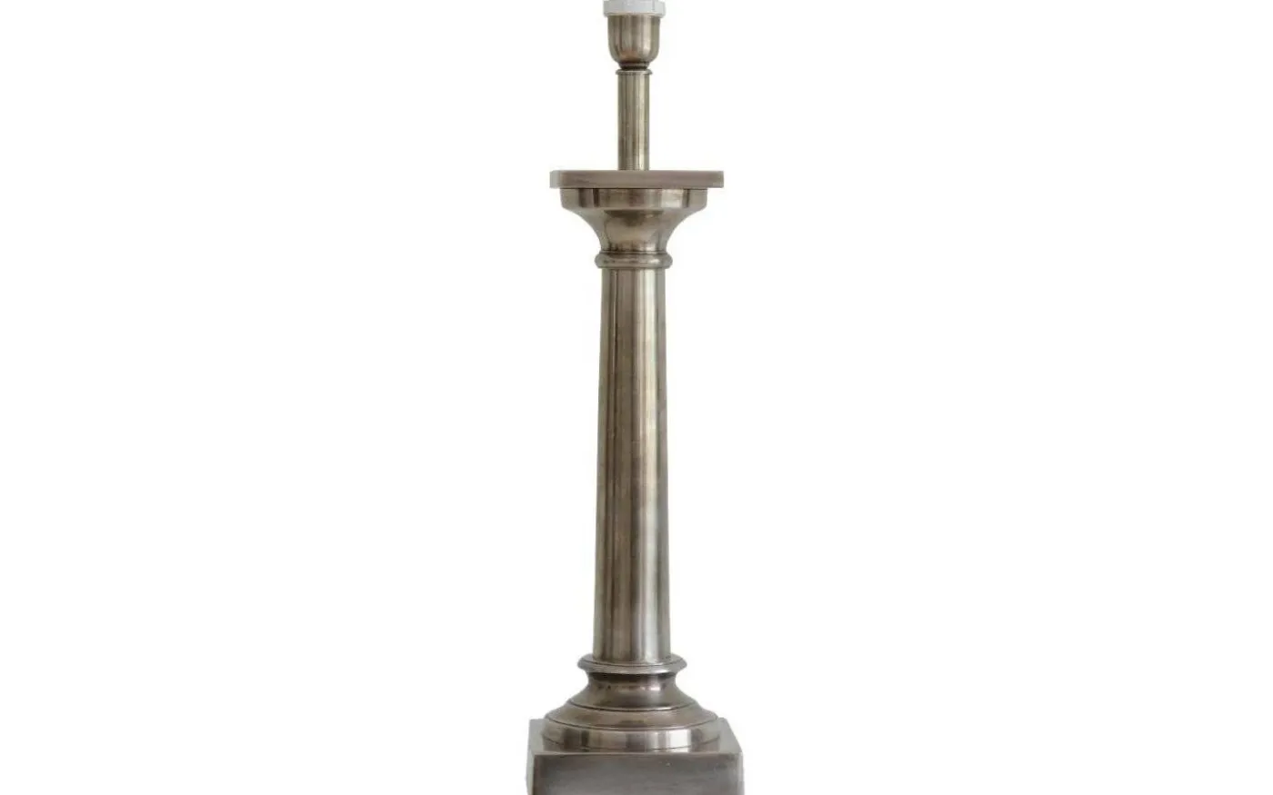 Winchester Lampfot 63cm Antik Silver