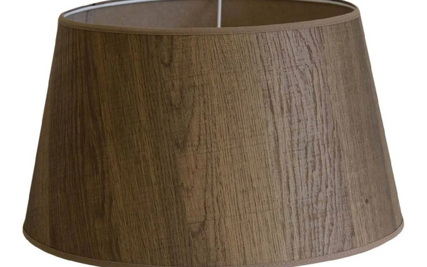 Wood Lampskärm Låg Ø36cm Brun