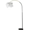 X-Factor Golvlampa Fjädrar 150-180cm Svart