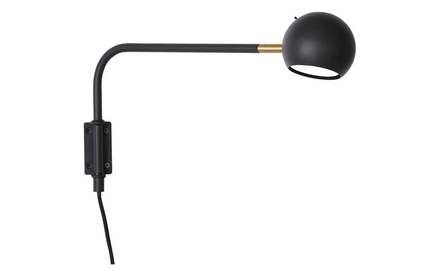 Yes Vägglampa 45cm Svart