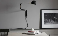 Yes Vägglampa 62cm Svart