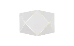 Zandor Vägglampa LED 18cm mattvit