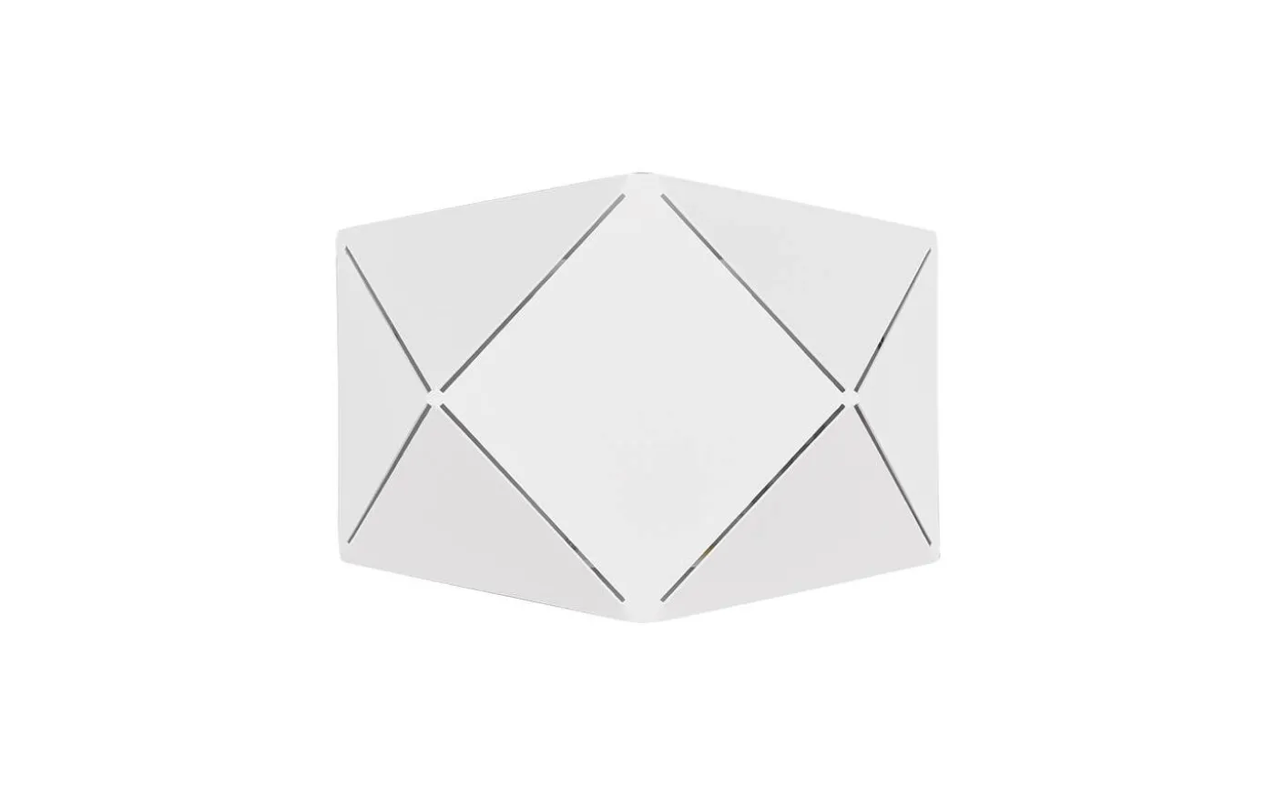 Zandor Vägglampa LED 18cm mattvit