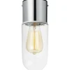 Zen Taklampa Badrum IP44 Krom/Klar