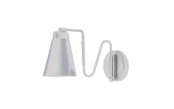 Zenzi Vägglampa Twist Vit