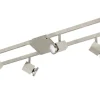 Zeraco Takspotlight 94cm GU10 LED 3000K 6x4,6W Nickel