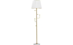 Zodiac Golvlampa Hängare 173cm Guld/Vit