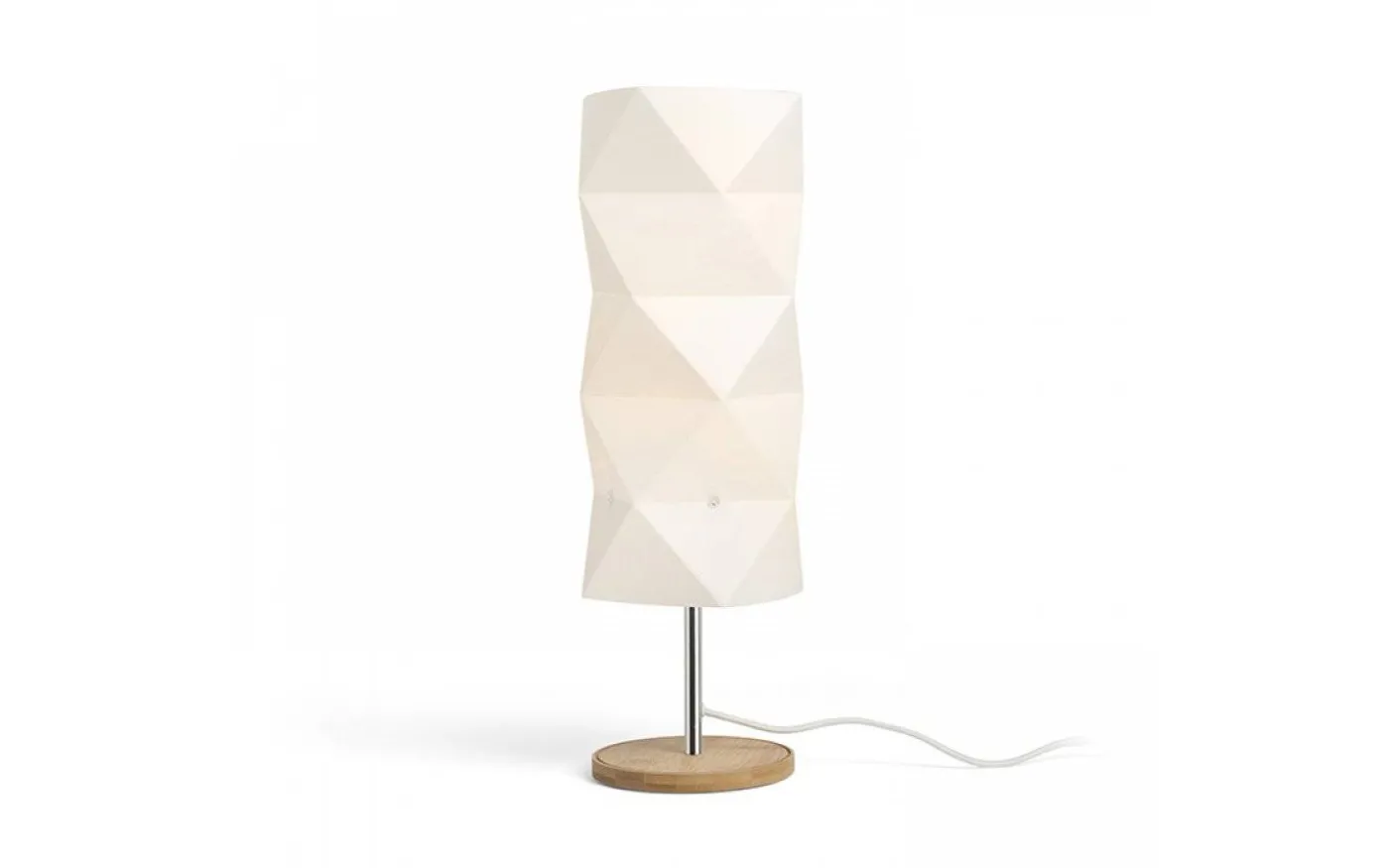 Zumba Bordslampa 47cm Vit/Trä/Krom